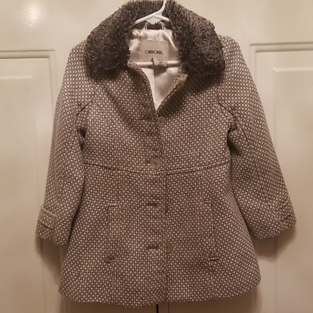 3T Girls Pea Coat